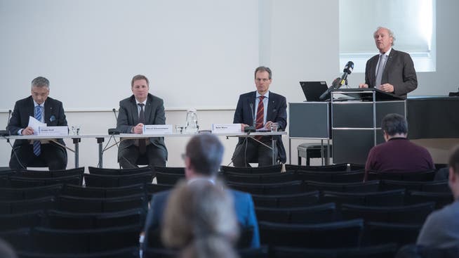 At the press conference, the Lucerne government advised on cantonal measures in connection with the corona virus.